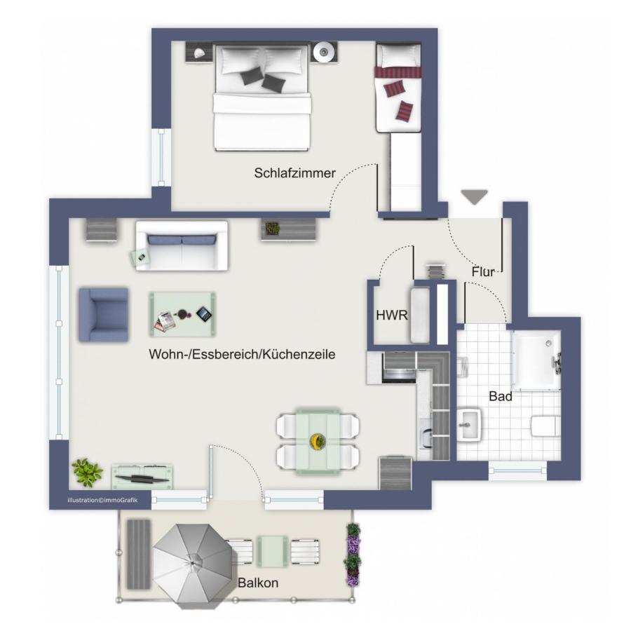 Linden-Palais Wohnung 23 Heiligendamm Eksteriør billede